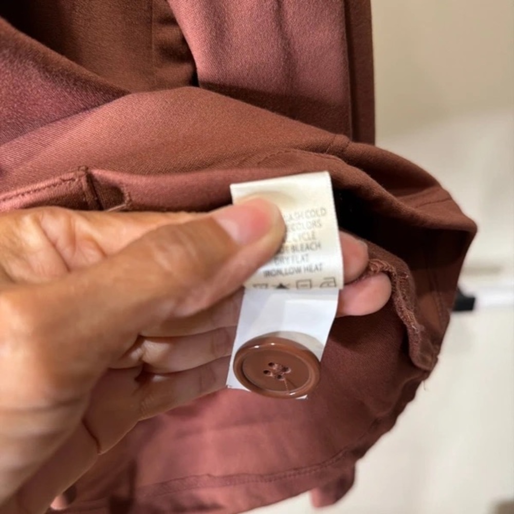 Max Studio Women's Button-Front Utility Jacket - Rusty Rose - Picture 4 of 5